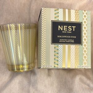 Birchwood Pine Scented Candle - Gold